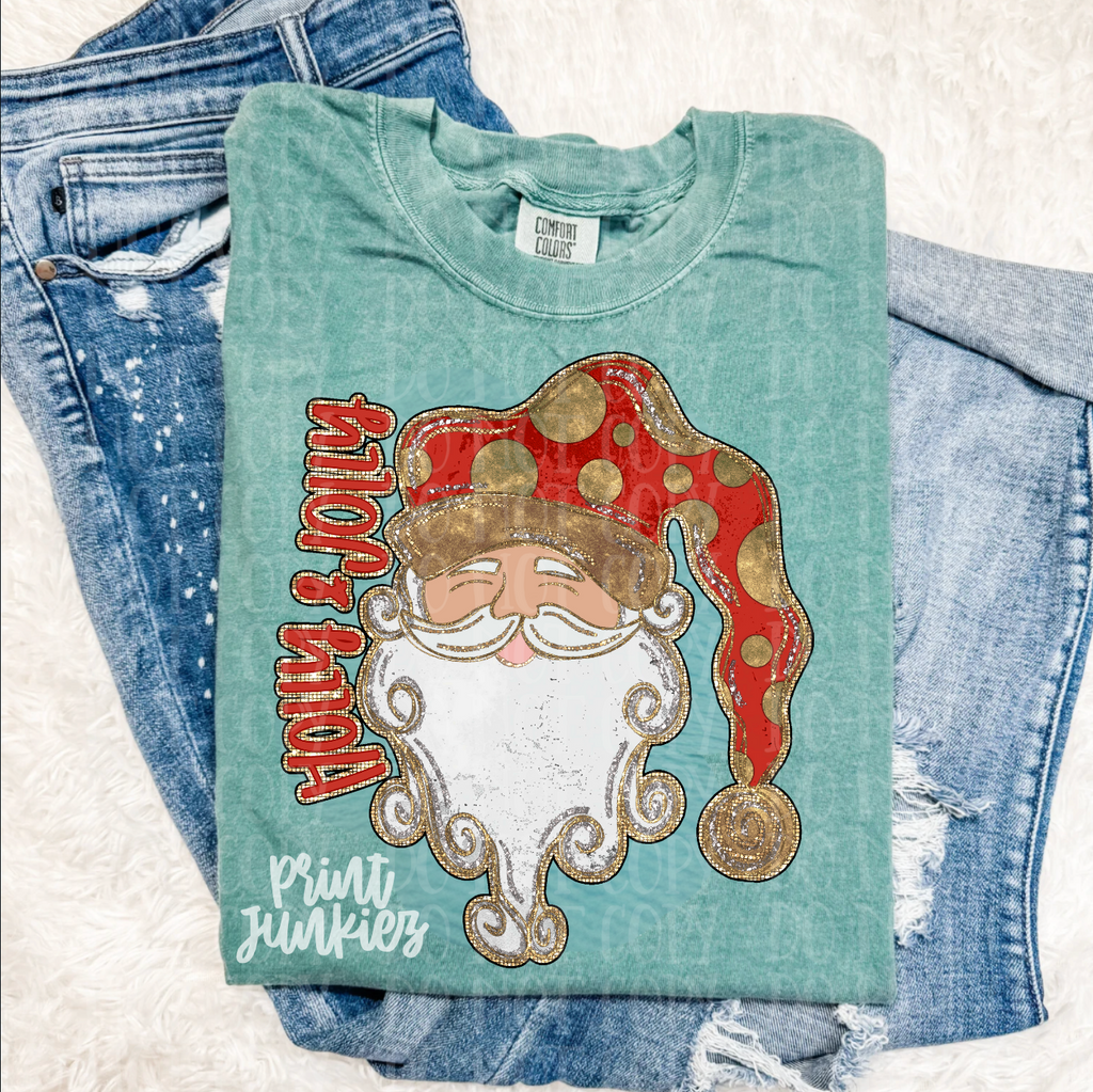 Holly Jolly Whimsical Santa - DTF