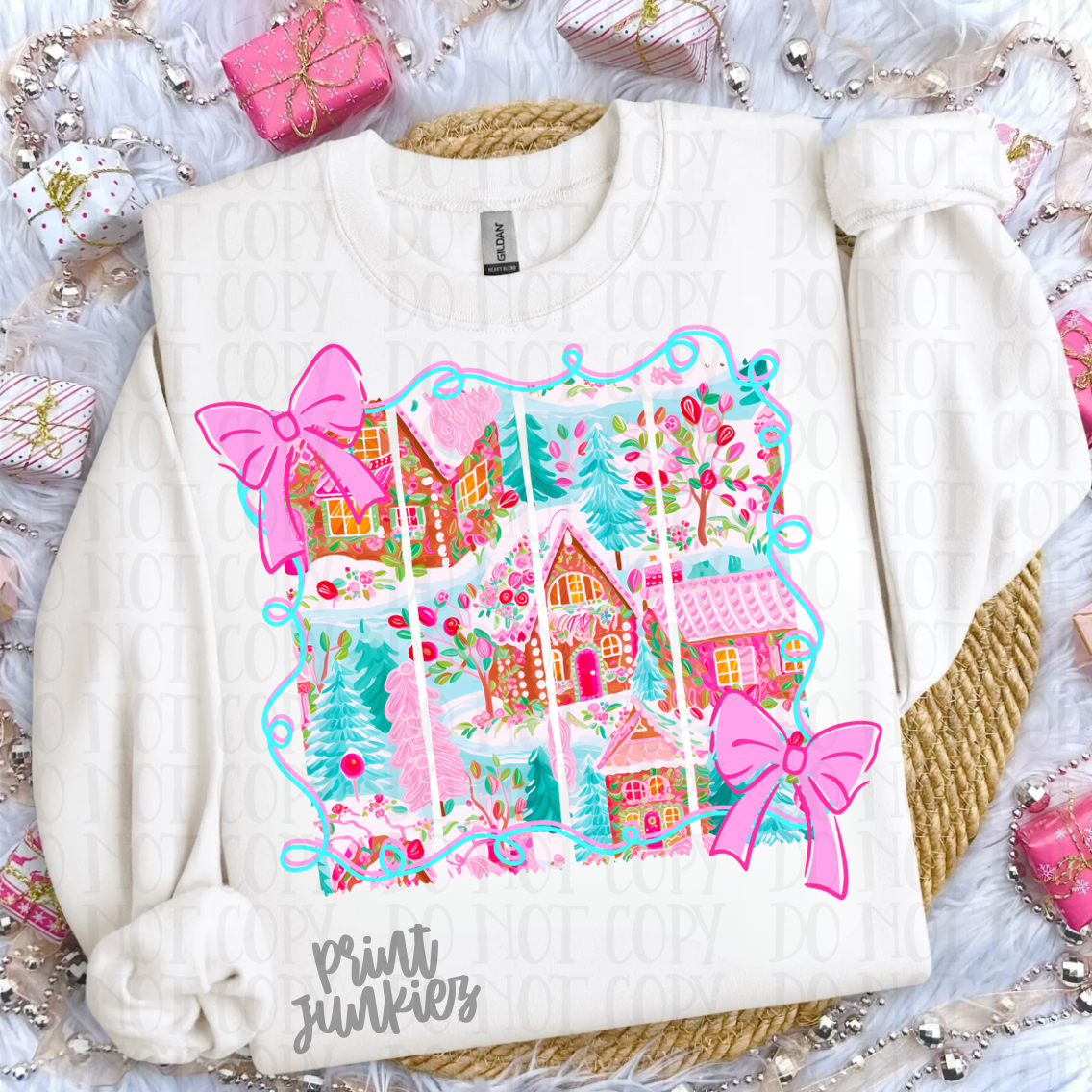 Gingerbread House Coquette - DTF