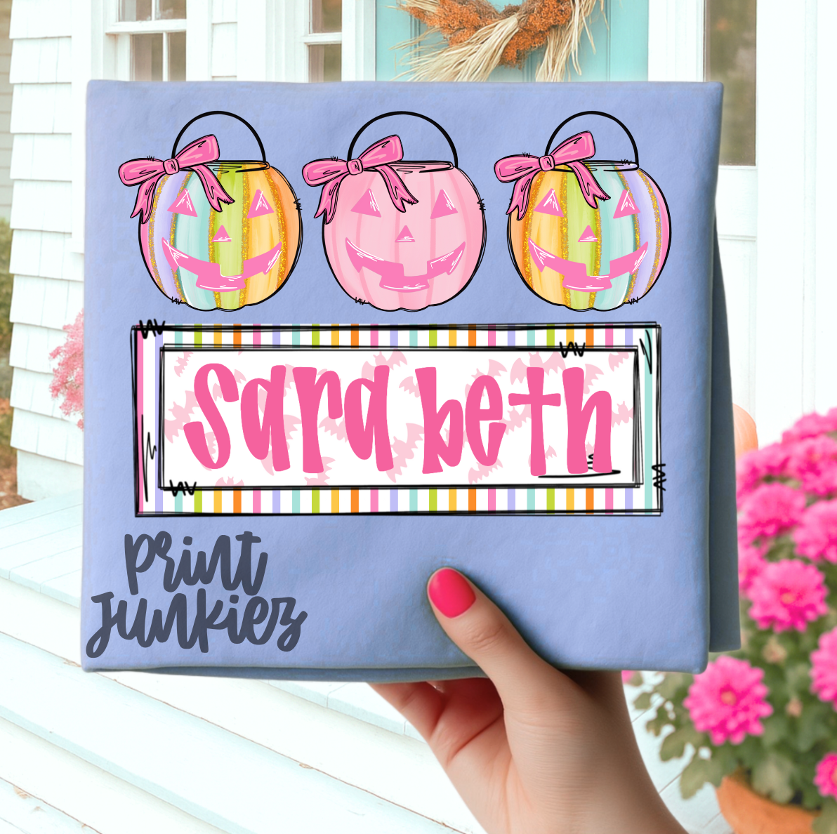Candy Bucket Name Tag - DTF