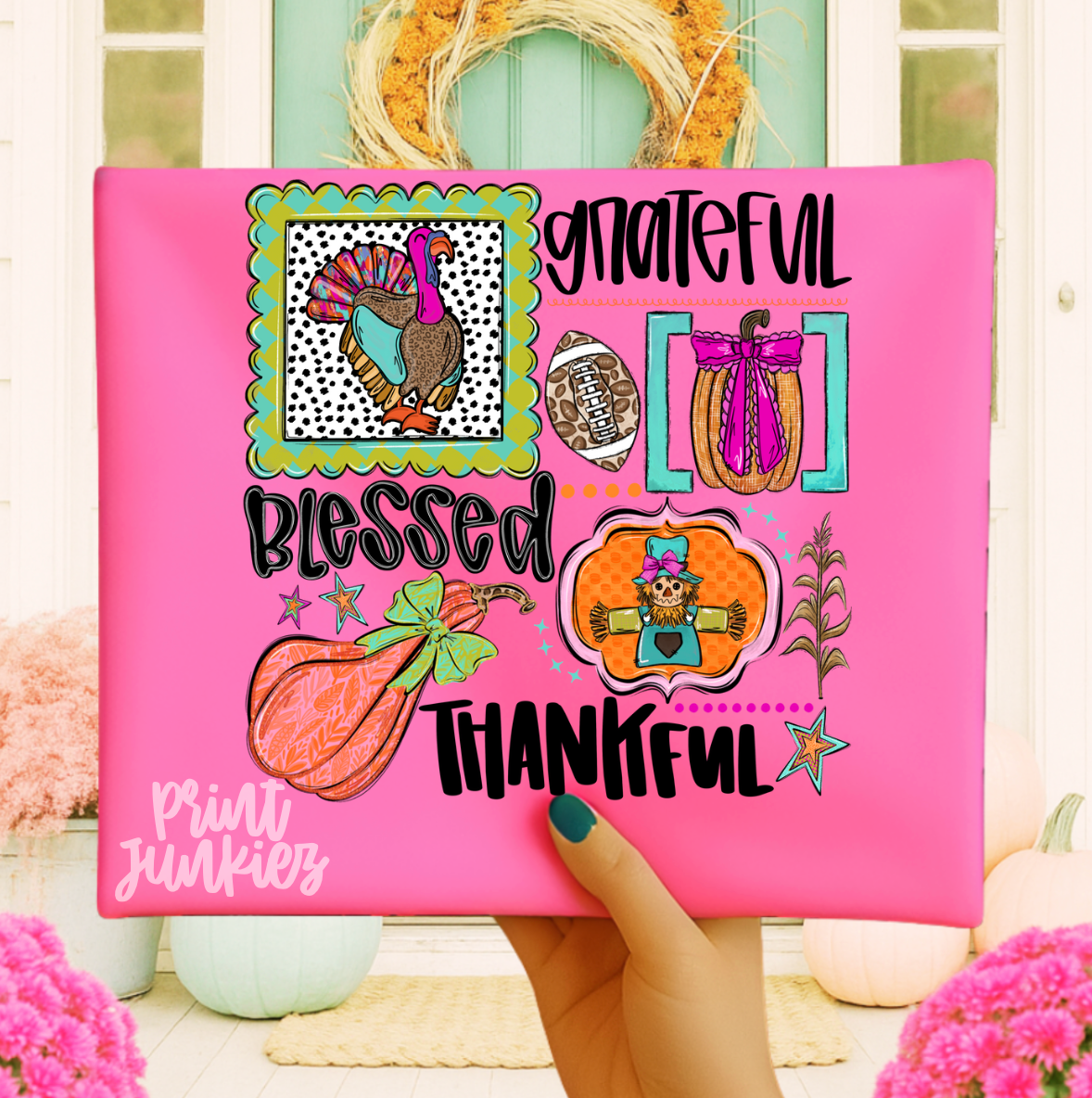 Grateful Thankful Blessed - DTF