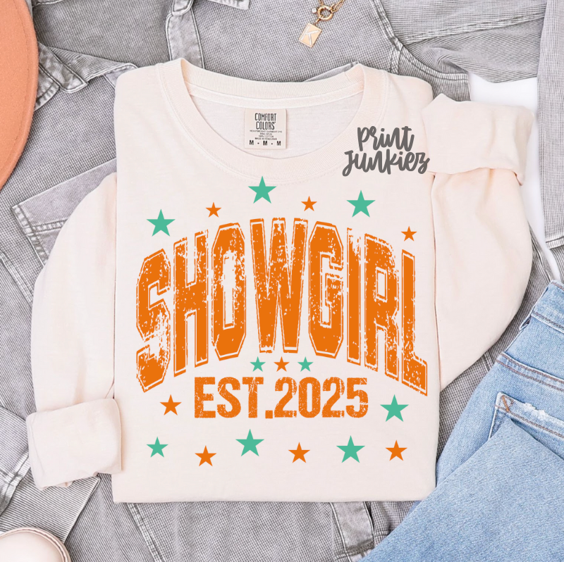 Showgirl EST. 2025 Distressed - DTF