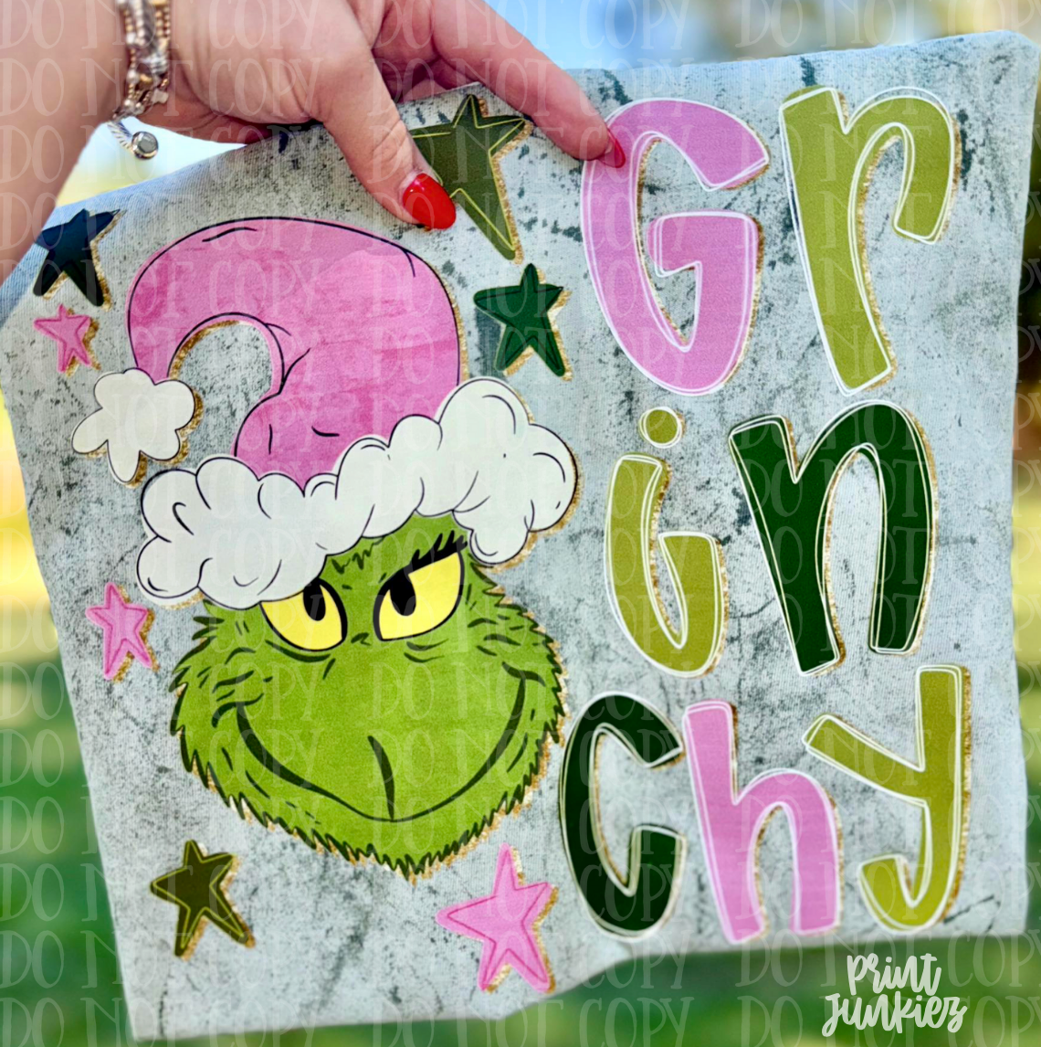 The Mean One Doodle - DTF