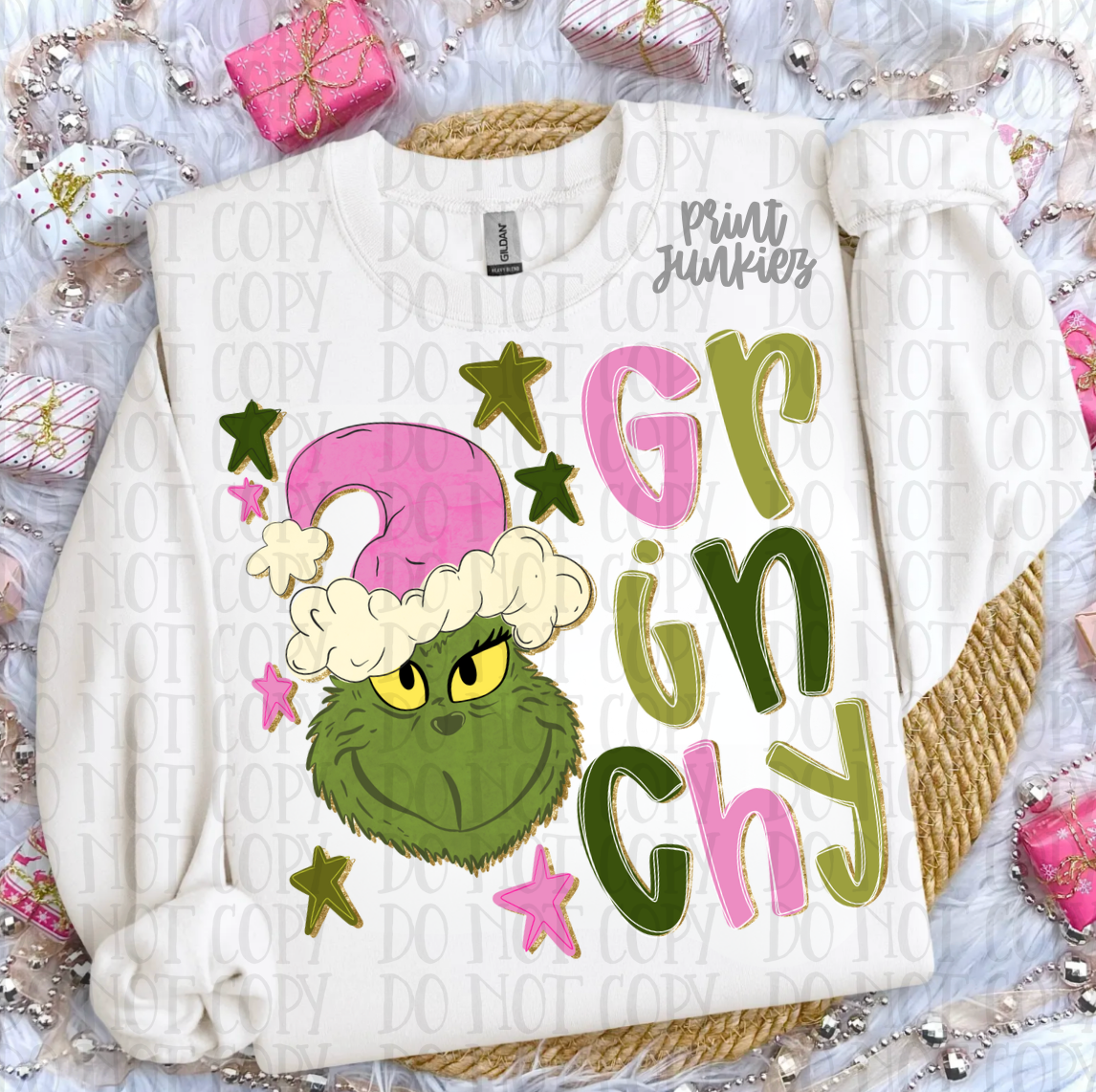 The Mean One Doodle - DTF