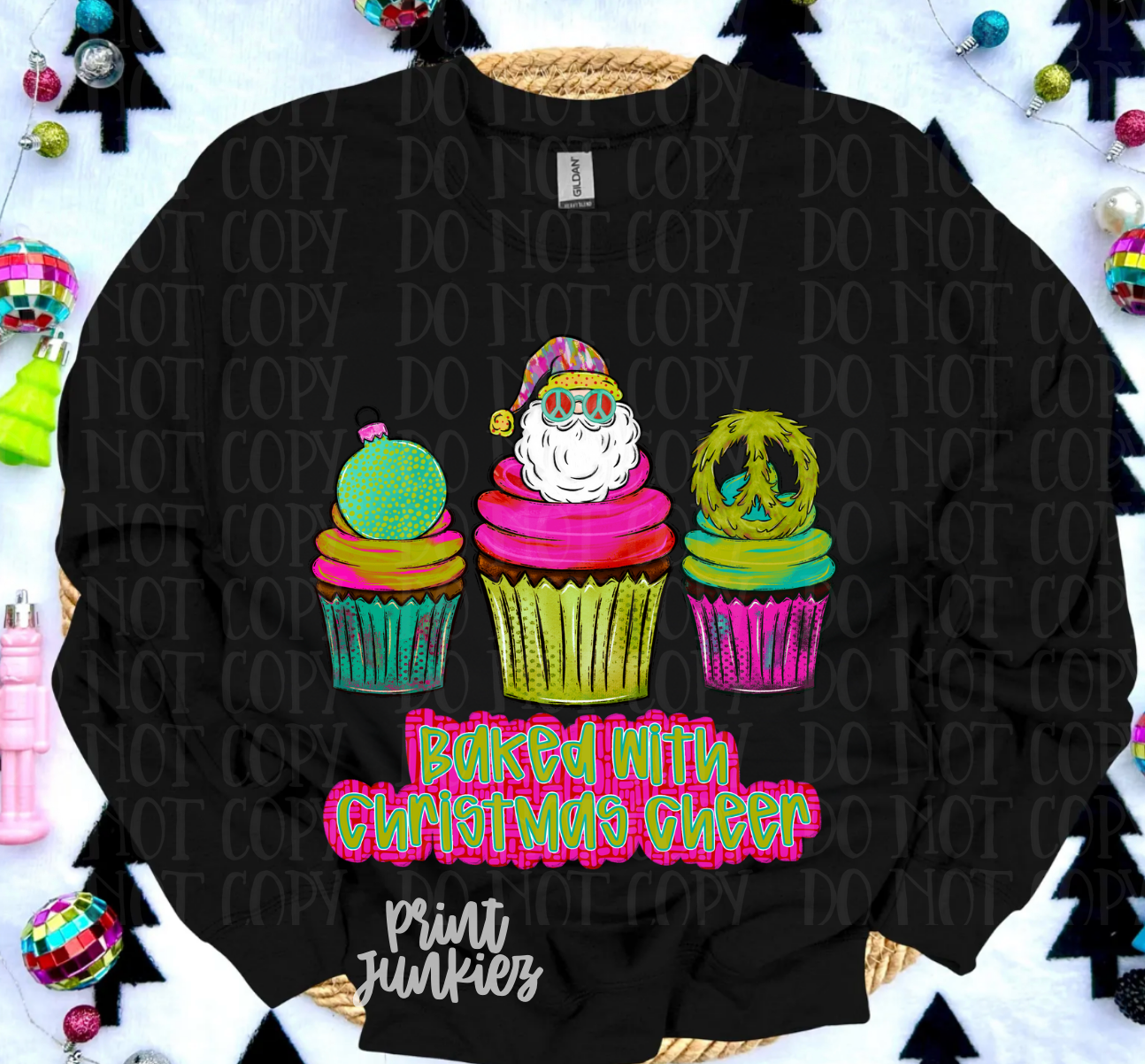 Baked with Christmas Cheer - DTF