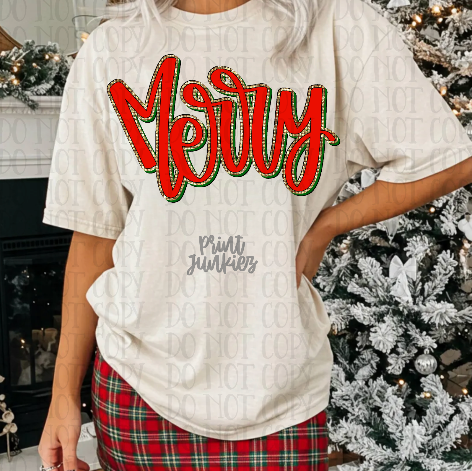 Merry Red Gold - DTF