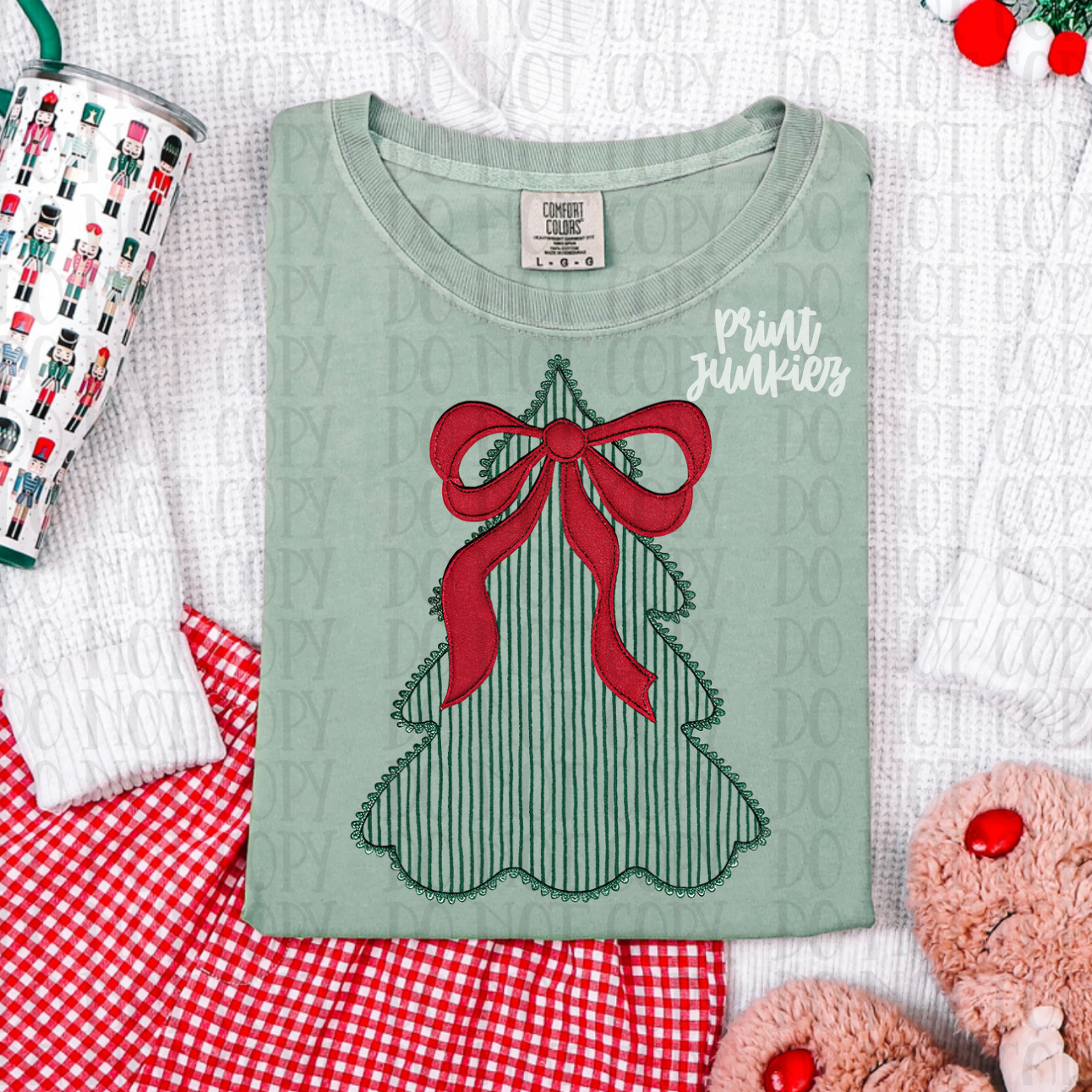Seersucker Christmas Tree - DTF