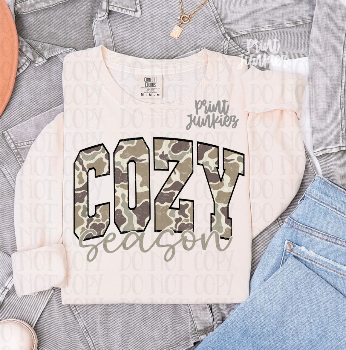 Camo Cozy Season - DTF