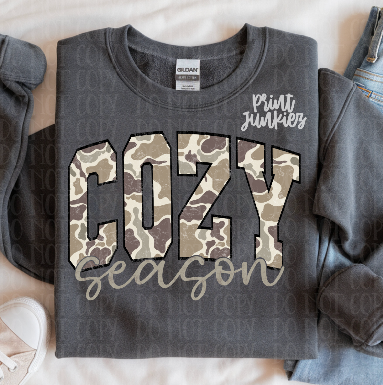 Camo Cozy Season - DTF