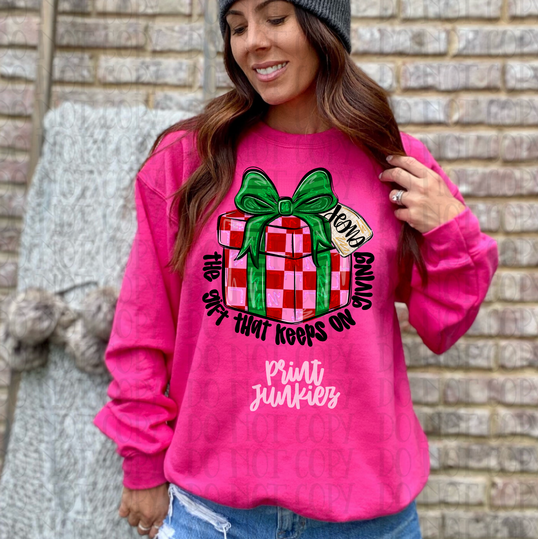 The gift that keeps on giving present - DTF