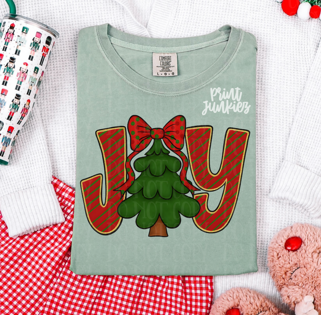 JOY Christmas Tree - DTF