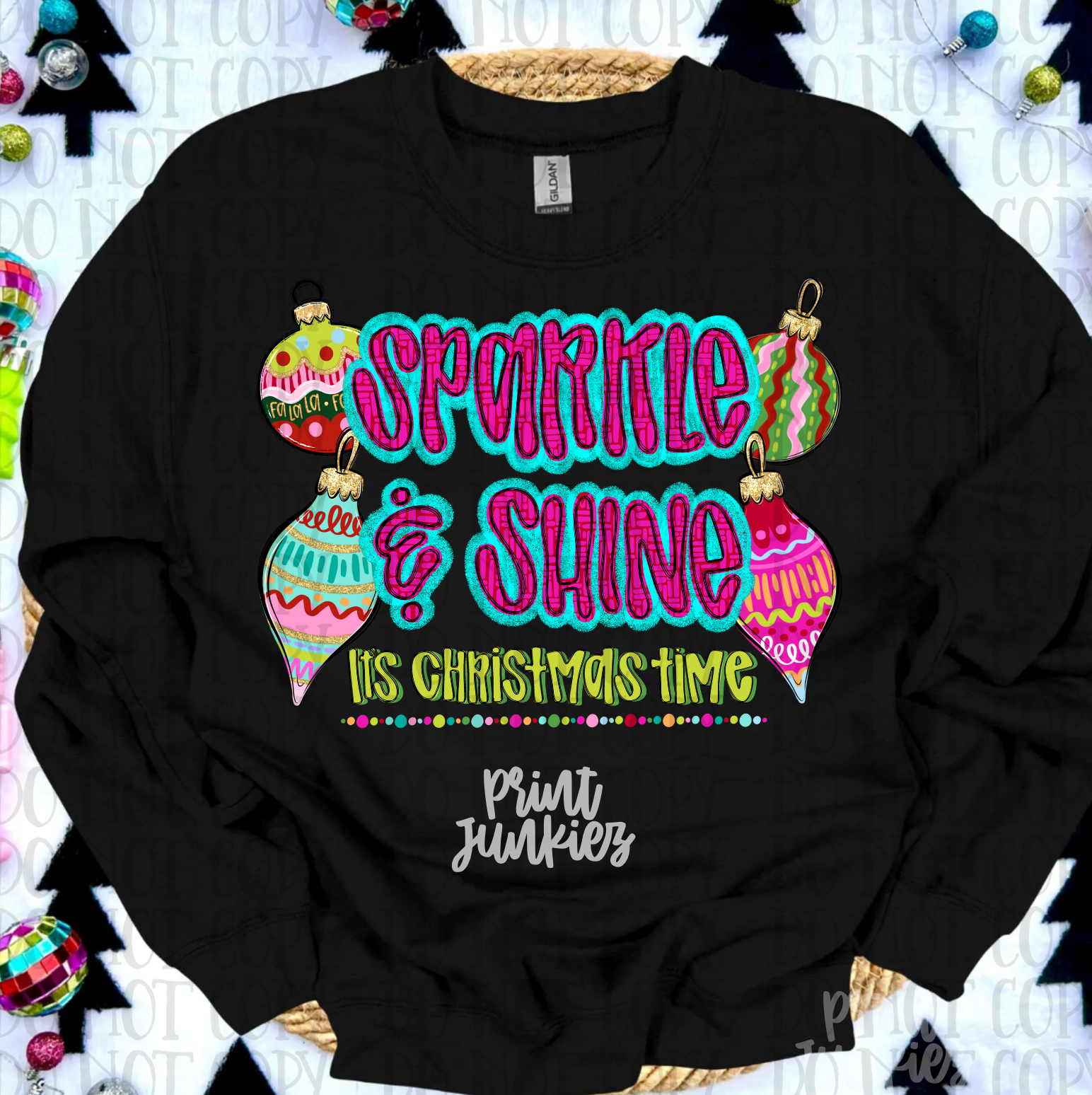 Sparkle & Shine, It's Christmas Time - DTF