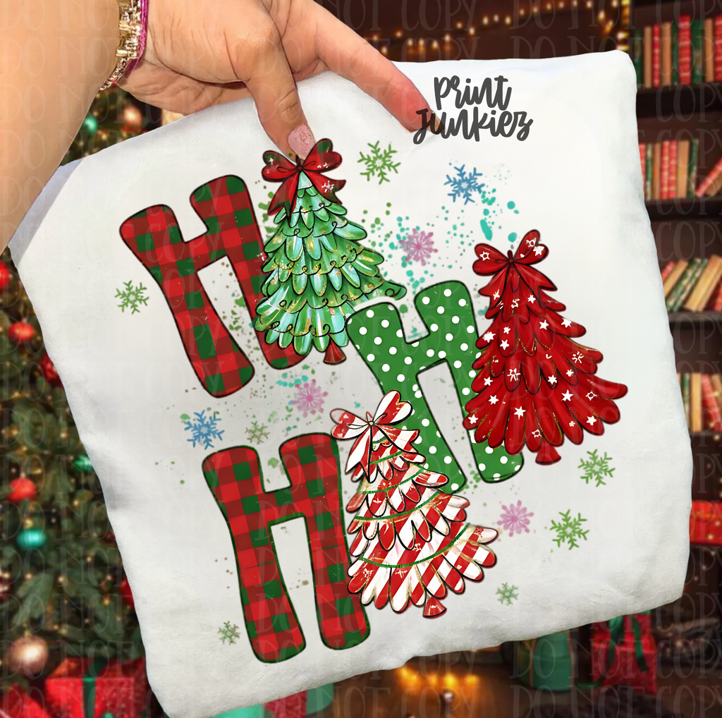 HO HO HO Doodle - DTF