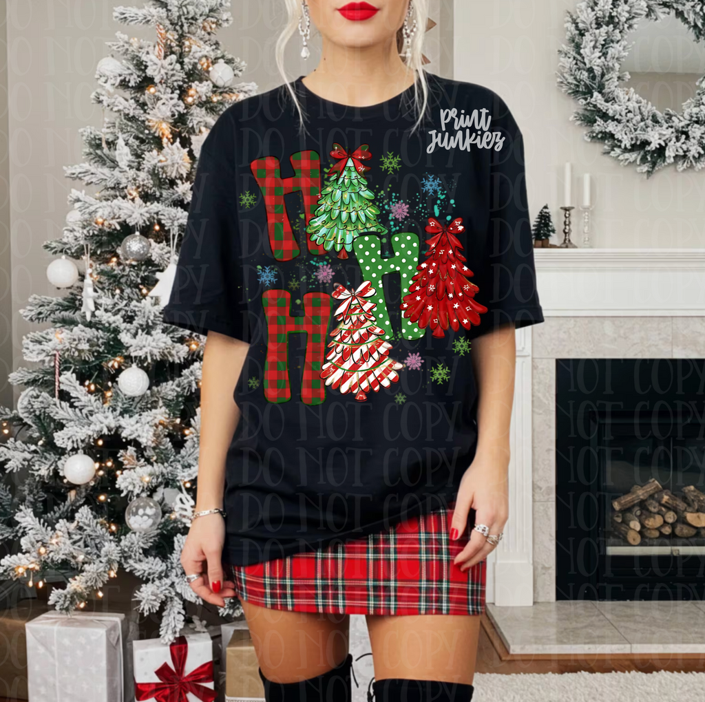 HO HO HO Doodle - DTF