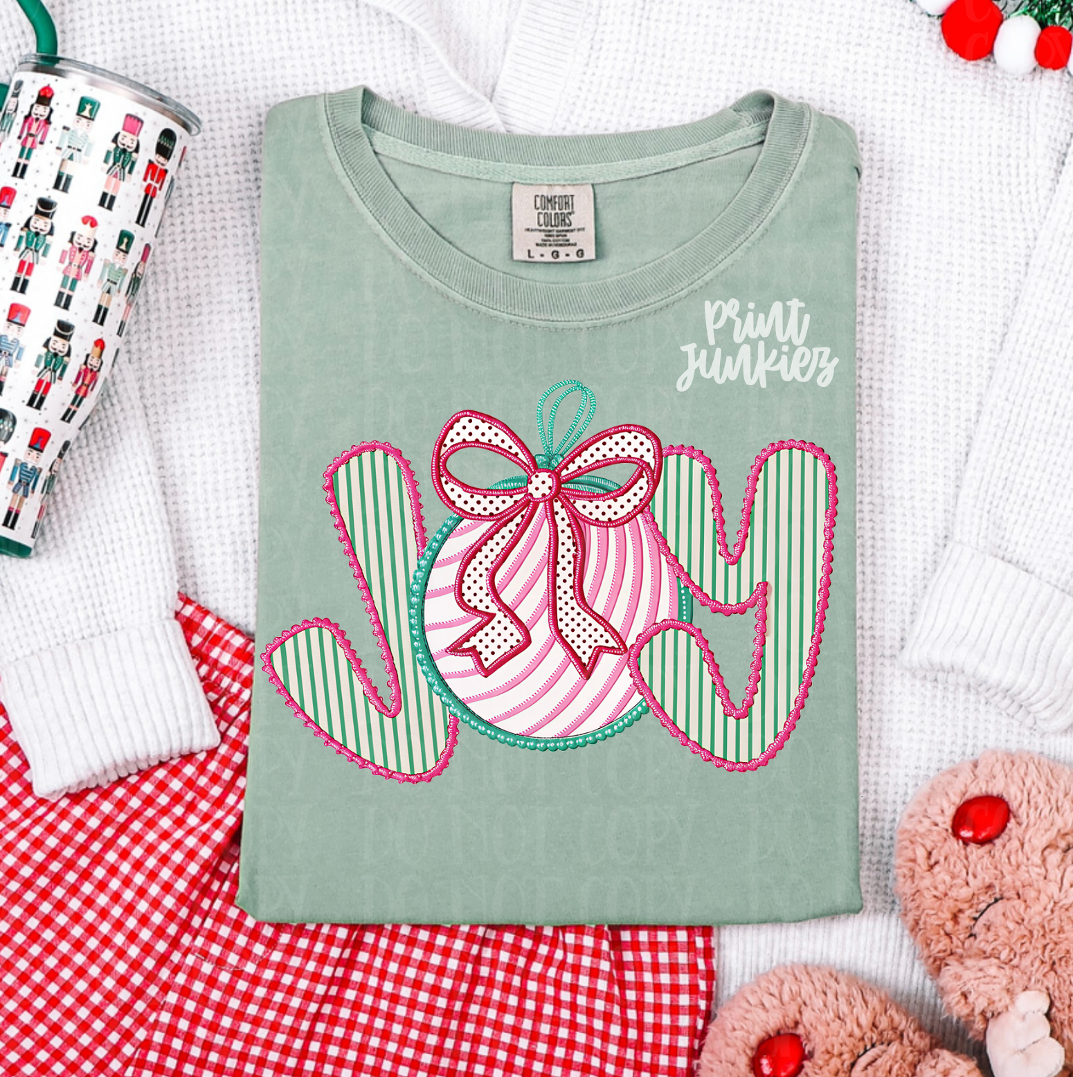 Joy Faux Embroidery - DTF