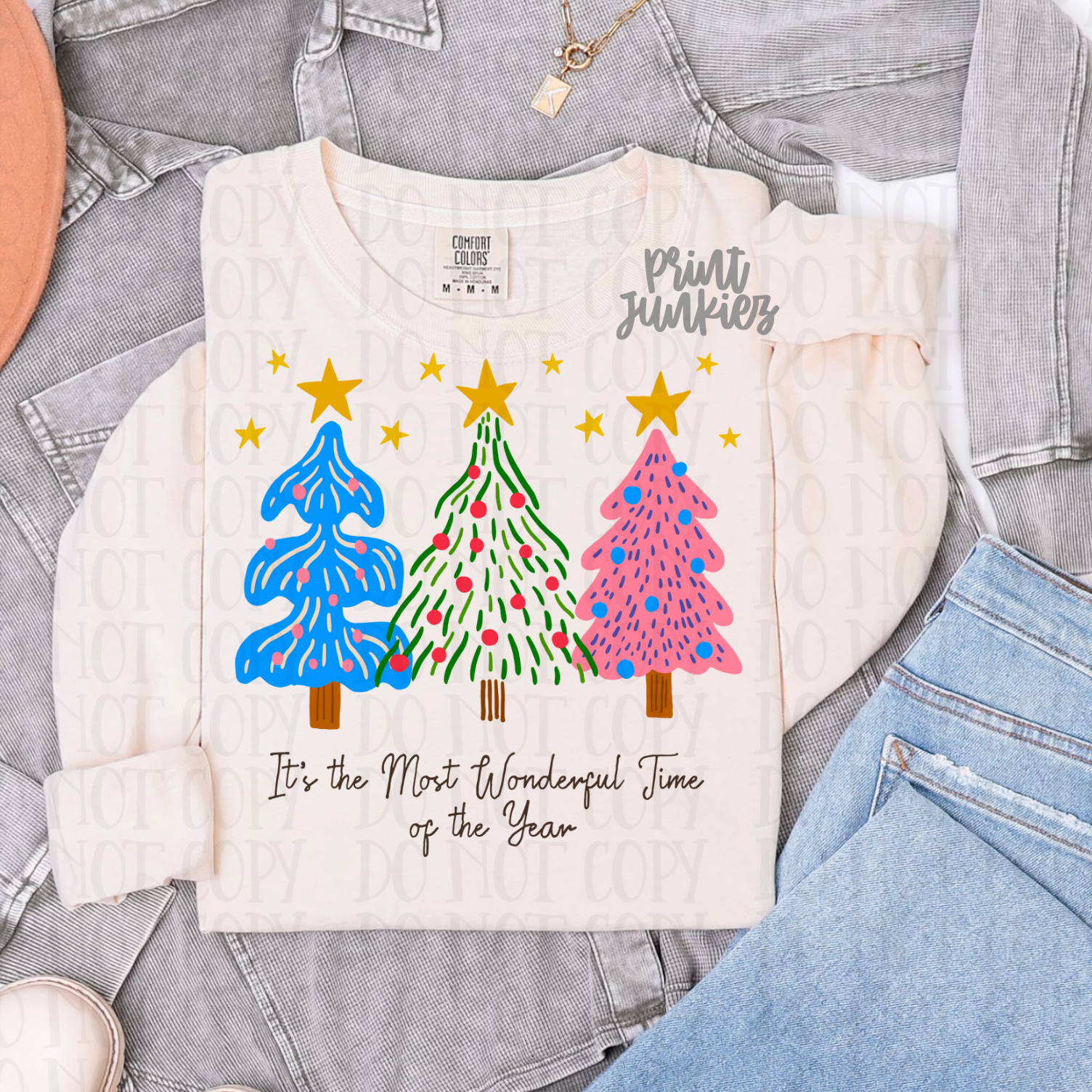 Most Wonderful Time of the Year Trees - DTF