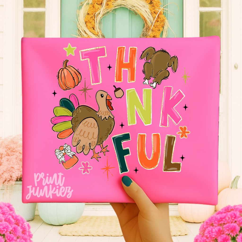 Thankful Turkey Doodle - DTF