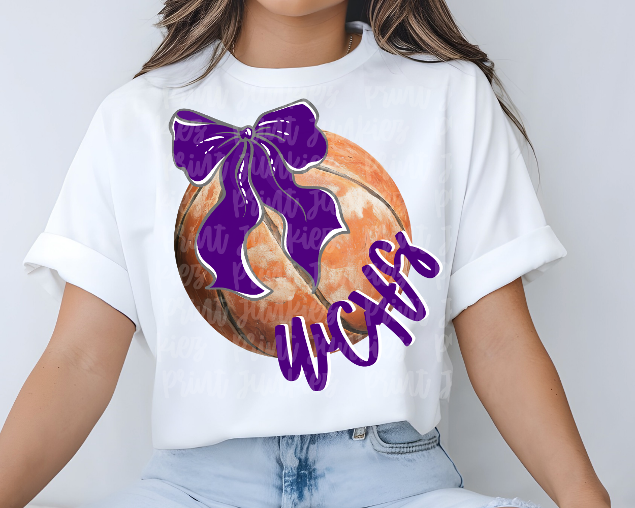 WCHS Basketball Coquette - DTF - DIGITAL