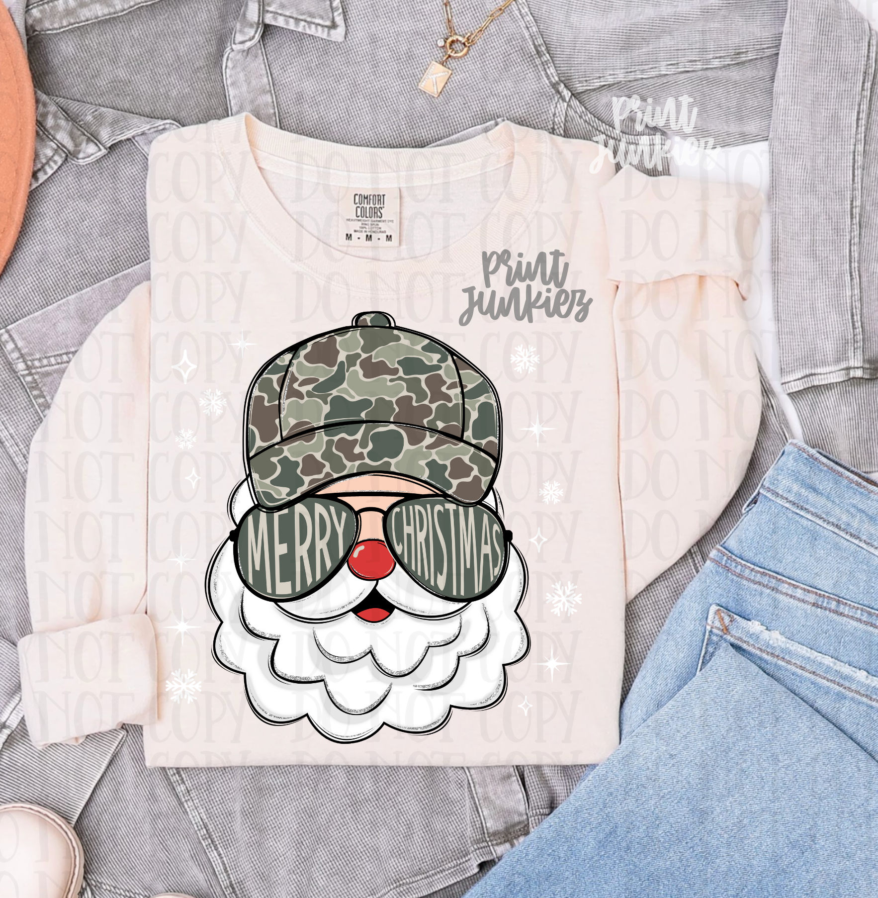 Camo Santa - DTF