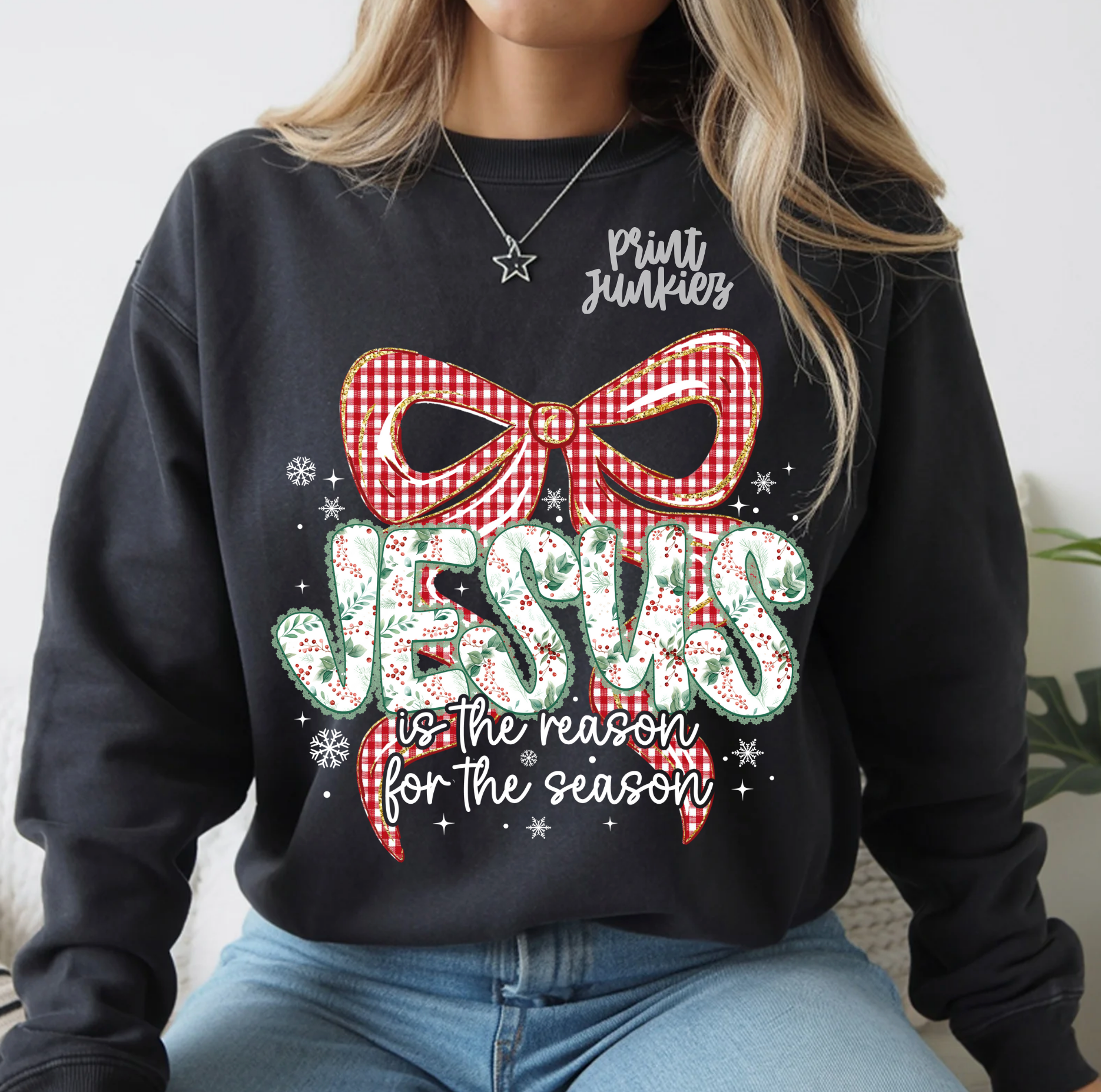 Jesus is the reason for the season preppy coquette - DTF