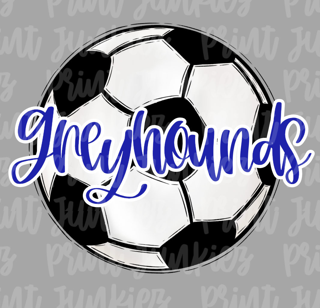 Doodle Soccer - CUSTOM - DIGITAL - DTF