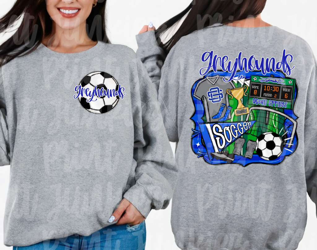Doodle Soccer - CUSTOM - DIGITAL - DTF