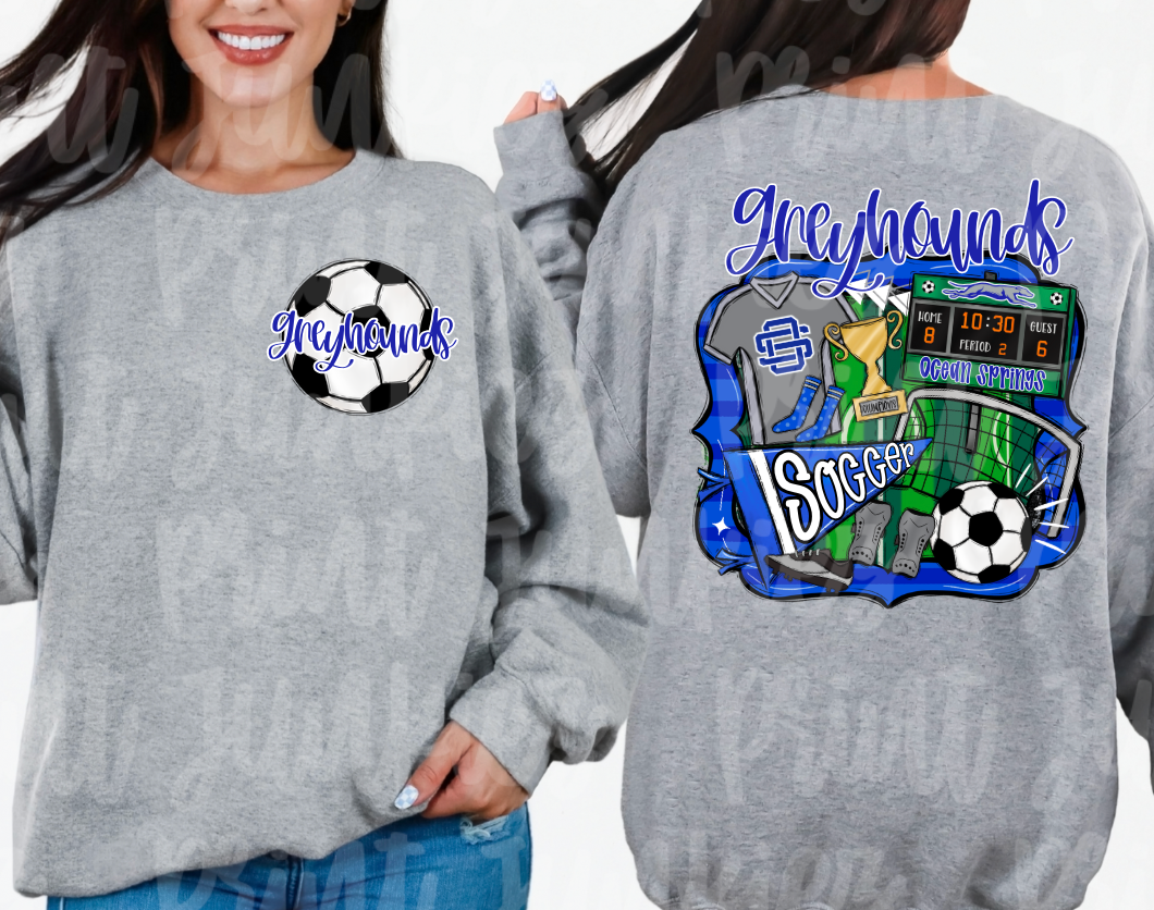 Doodle Soccer - CUSTOM - DIGITAL - DTF