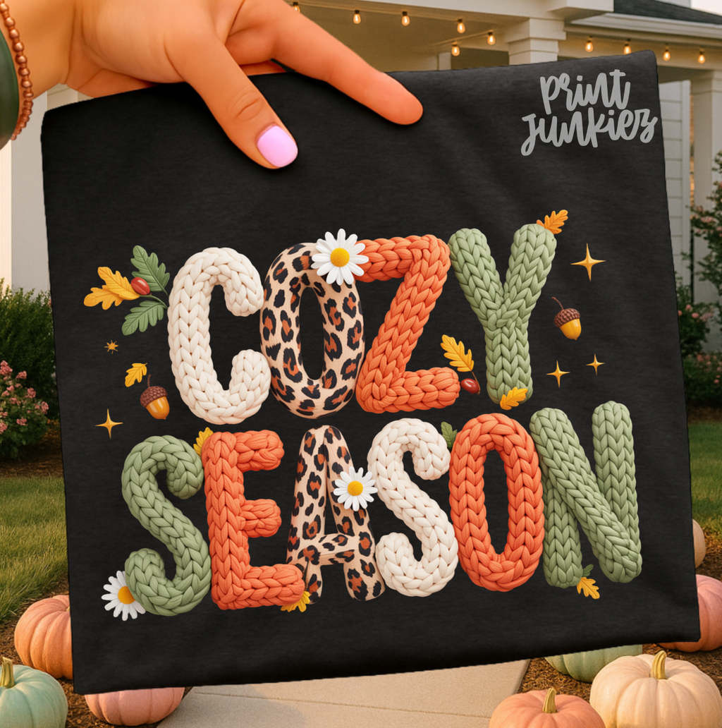 Cozy Season Faux Yarn - DTF