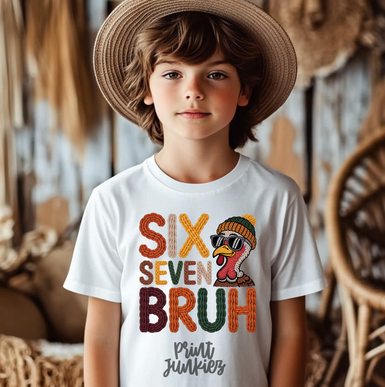 Six Seven Bruh Faux Yarn - DTF