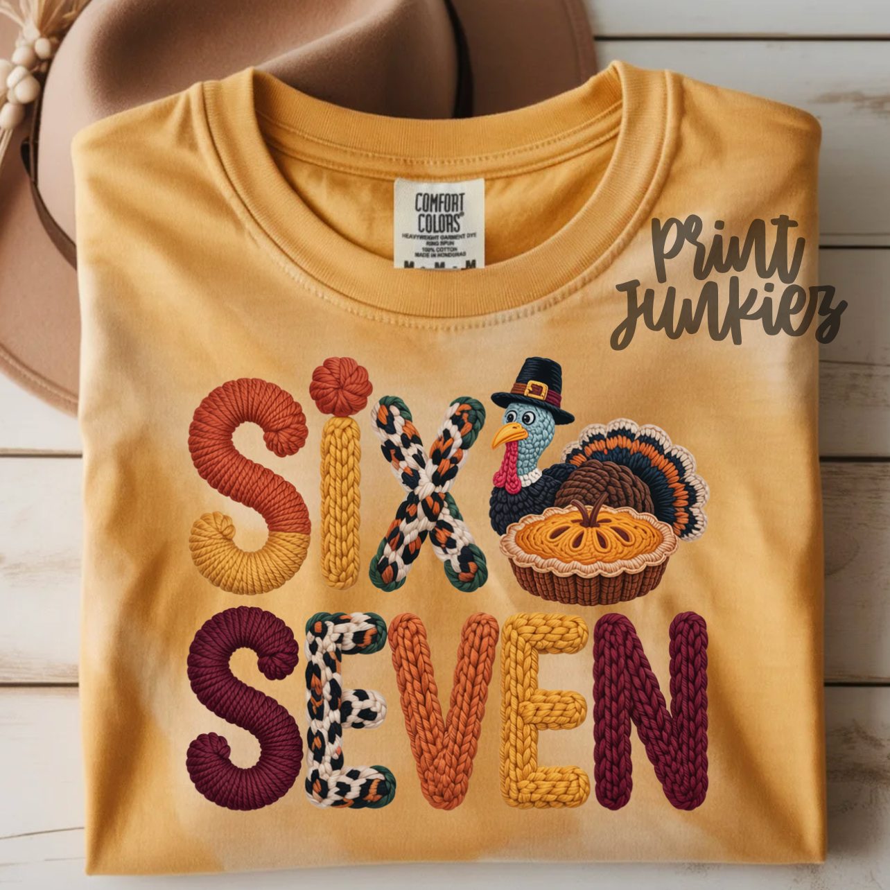 Six Seven Cheetah Faux Yarn - DTF