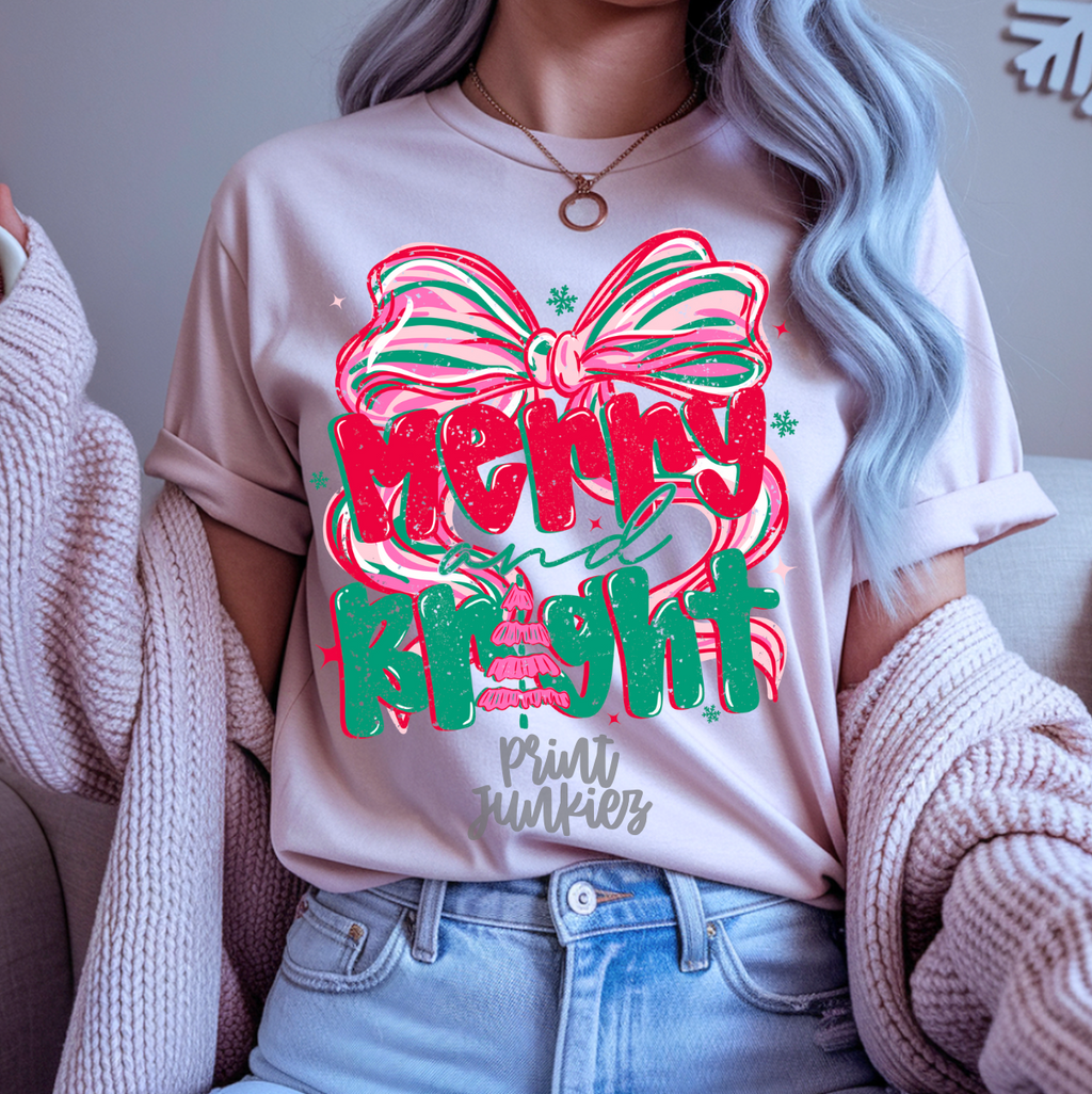 Merry & Bright Coquette - DTF
