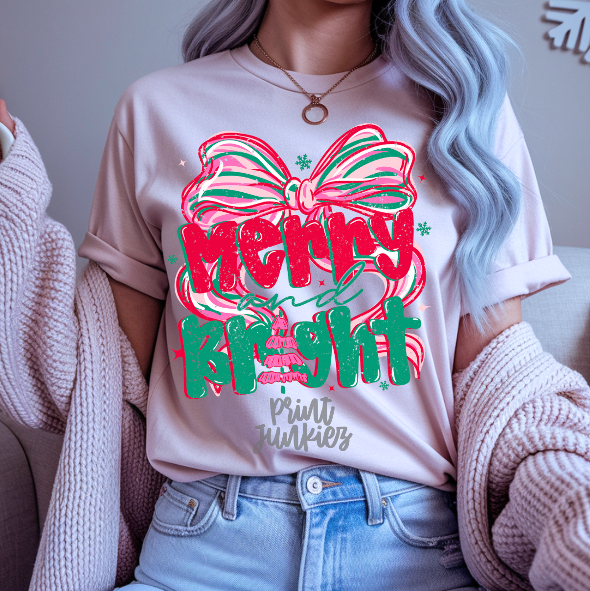 Merry & Bright Coquette - DTF