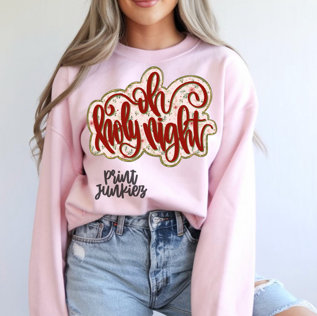 Oh Holy Night Preppy - DTF