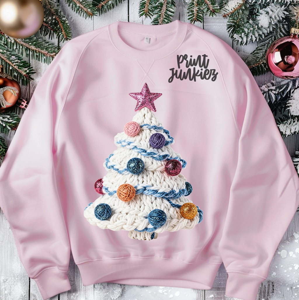 Christmas Tree Faux Yarn - DTF