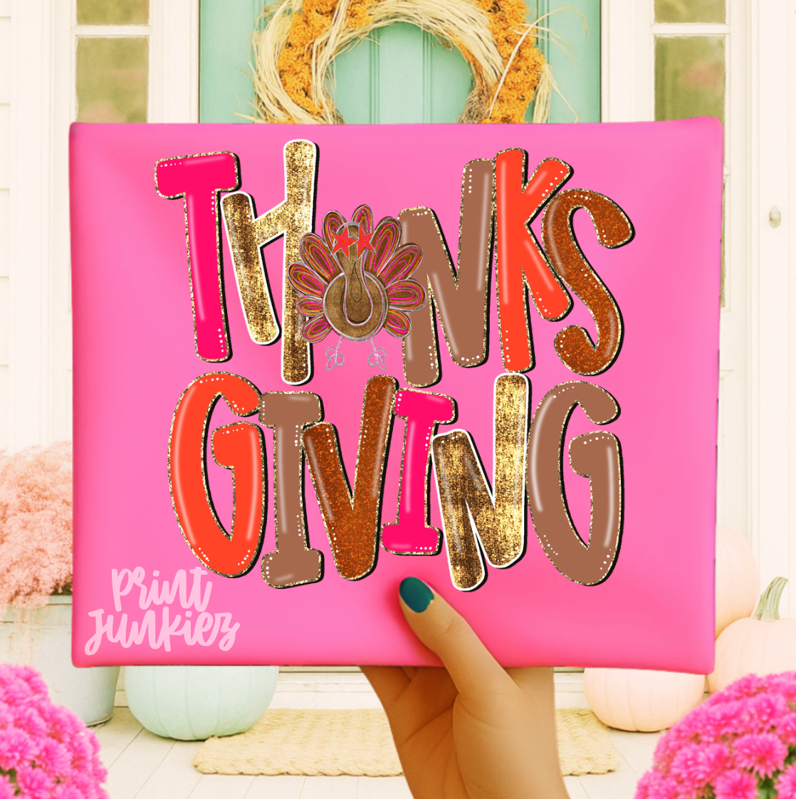 Thanks Giving Glitter - DTF