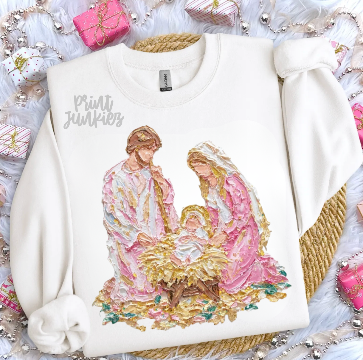 Painted Manger - DTF