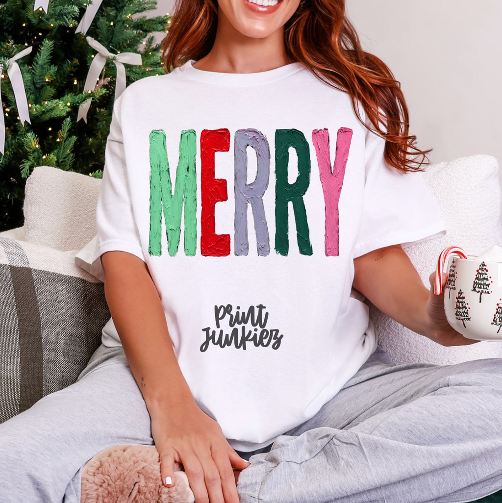 Paint Stroke Merry - DTF