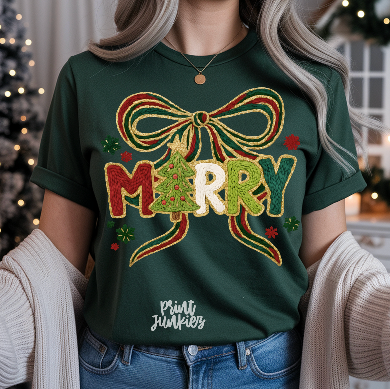 Merry Faux Yarn - DTF