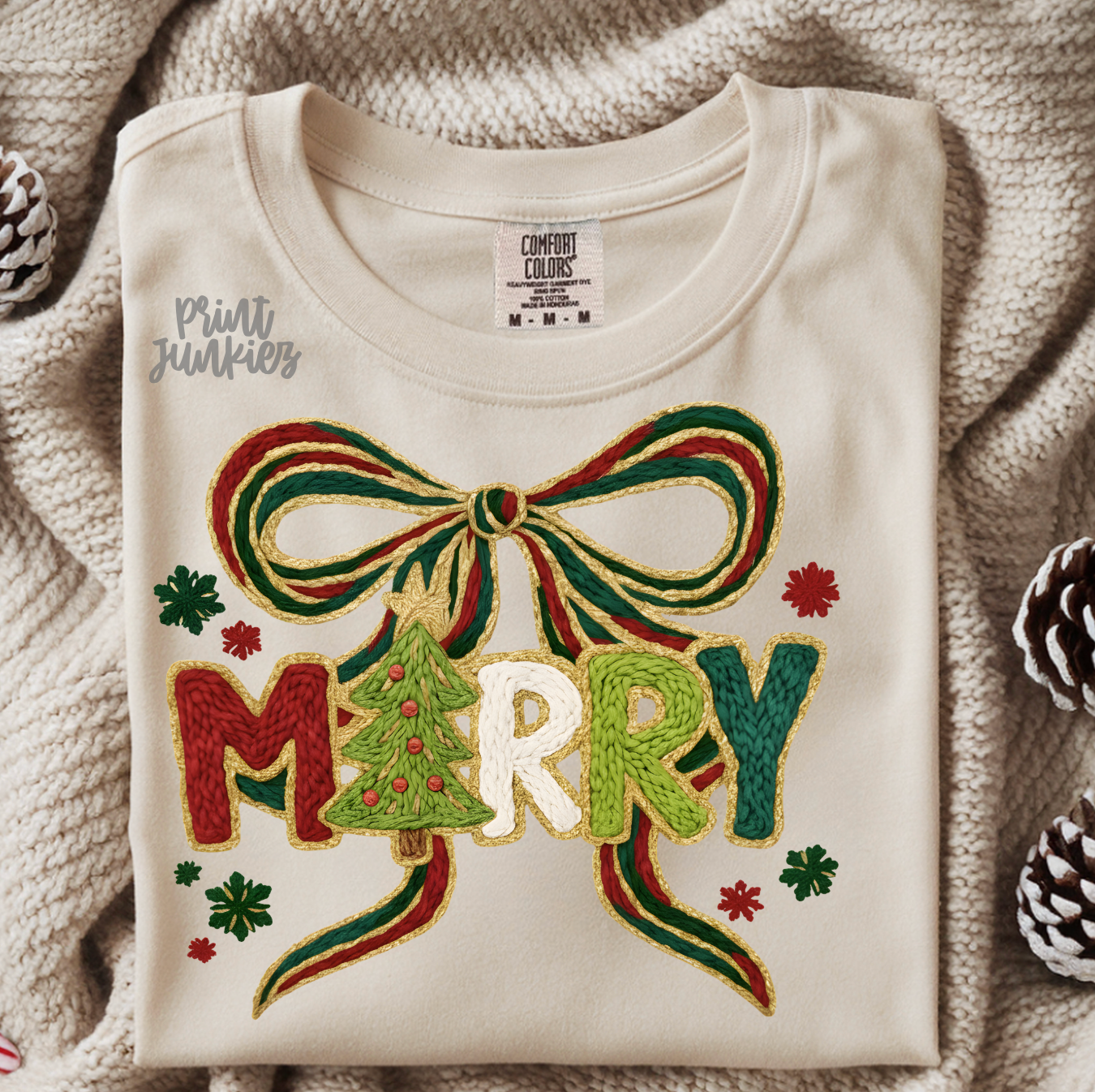 Merry Faux Yarn - DTF