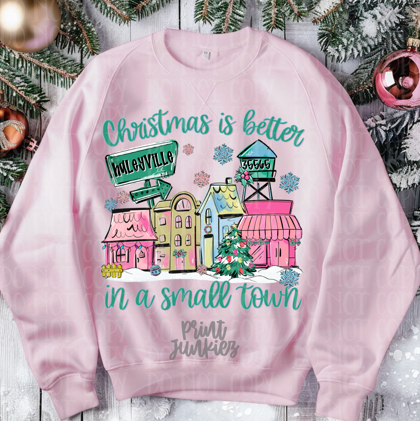 Christmas is Better in A Small Town - DTF