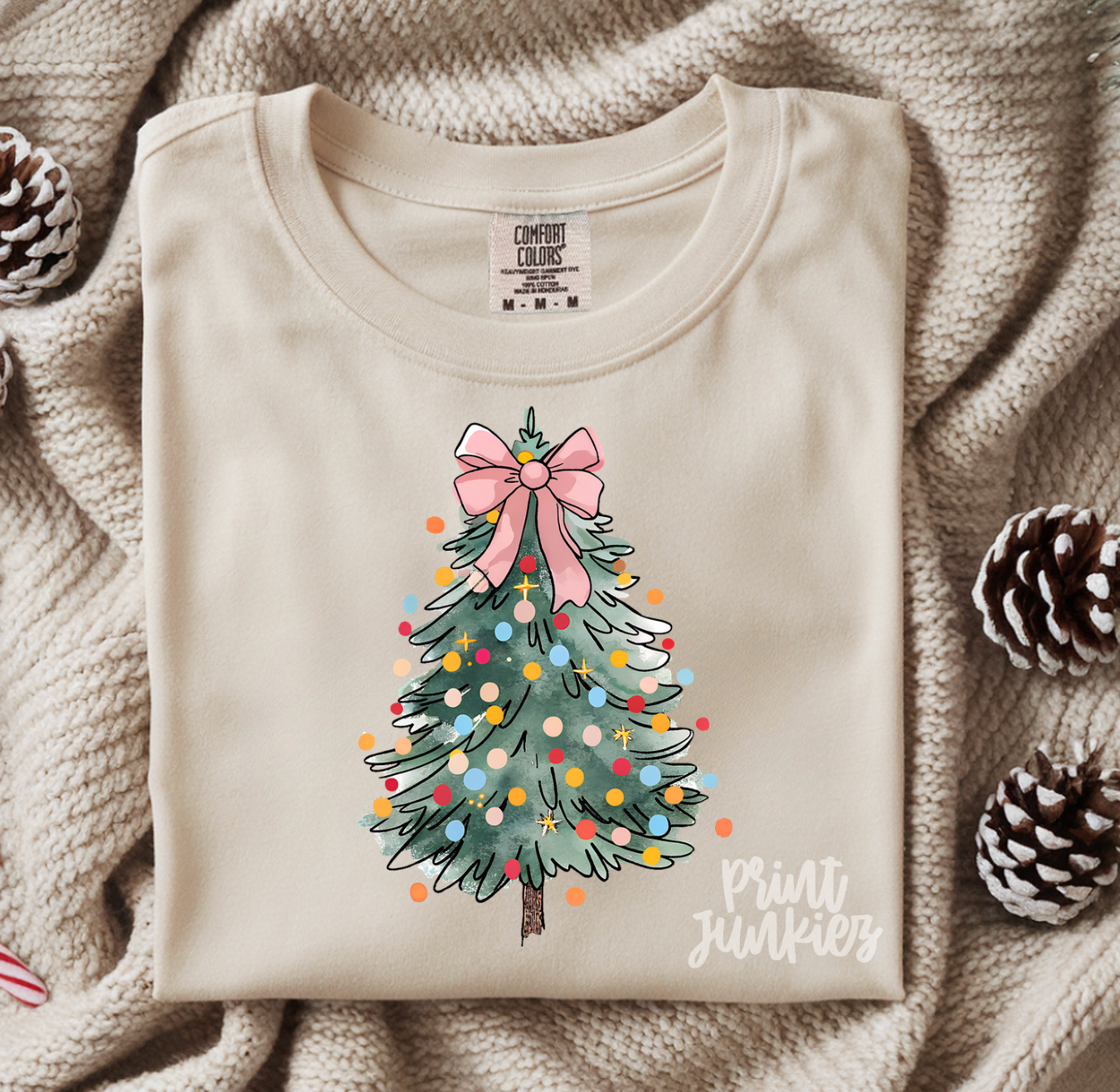 Watercolor Christmas Tree - DTF