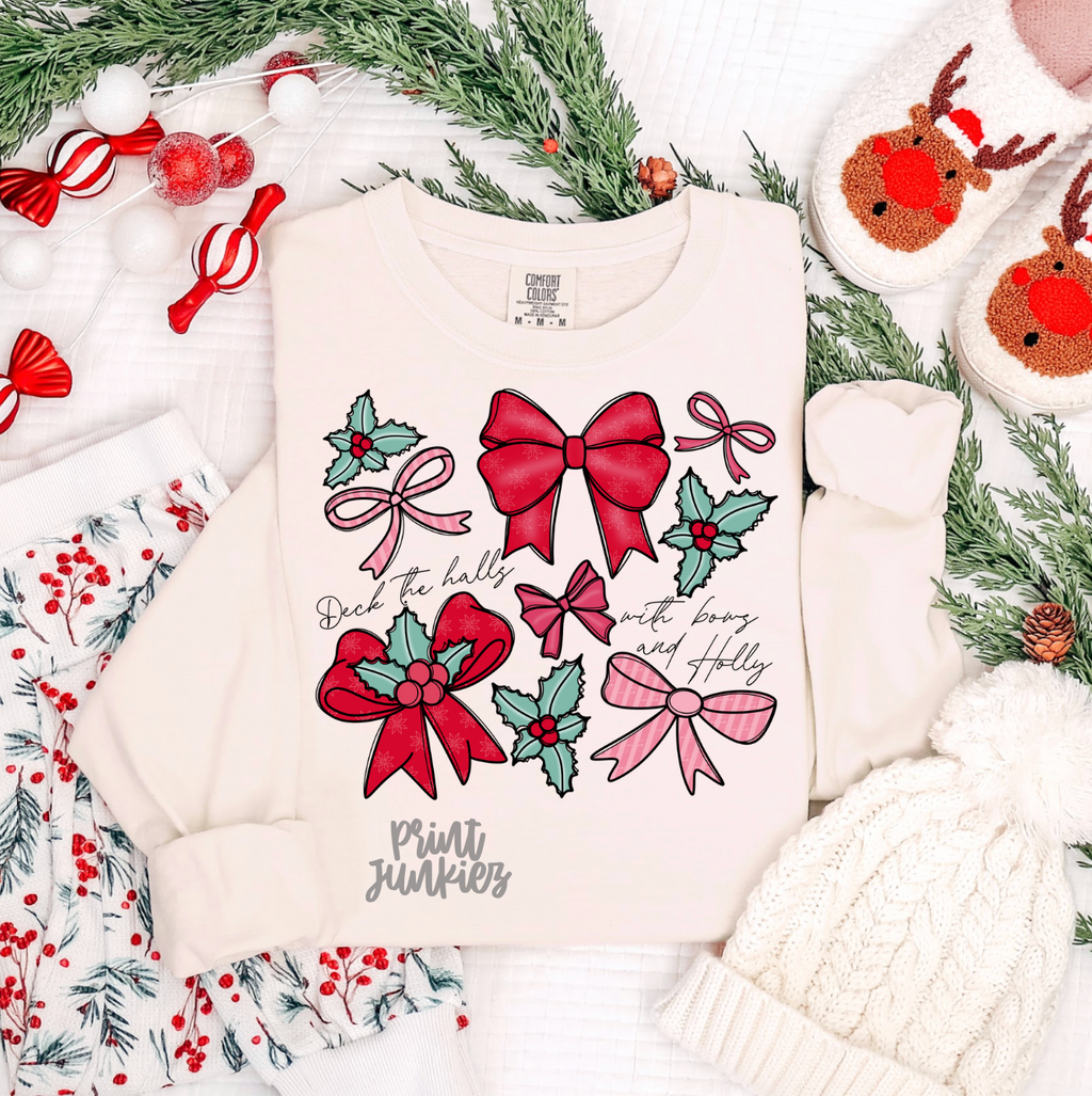 Christmas Bows - DTF