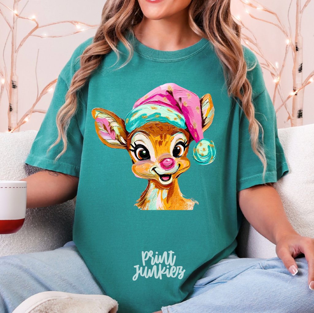 Painted Reindeer - DTF