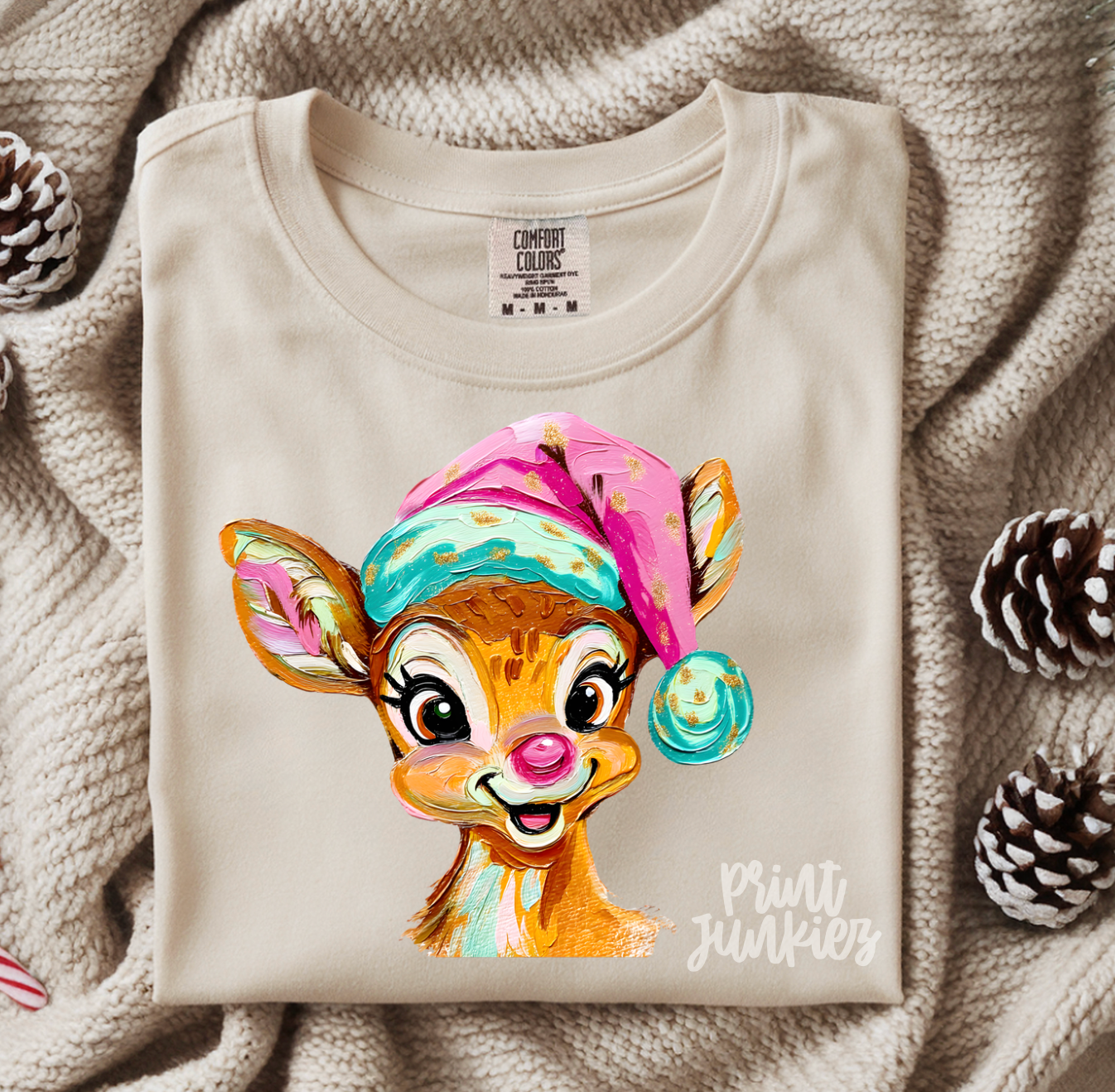 Painted Reindeer - DTF