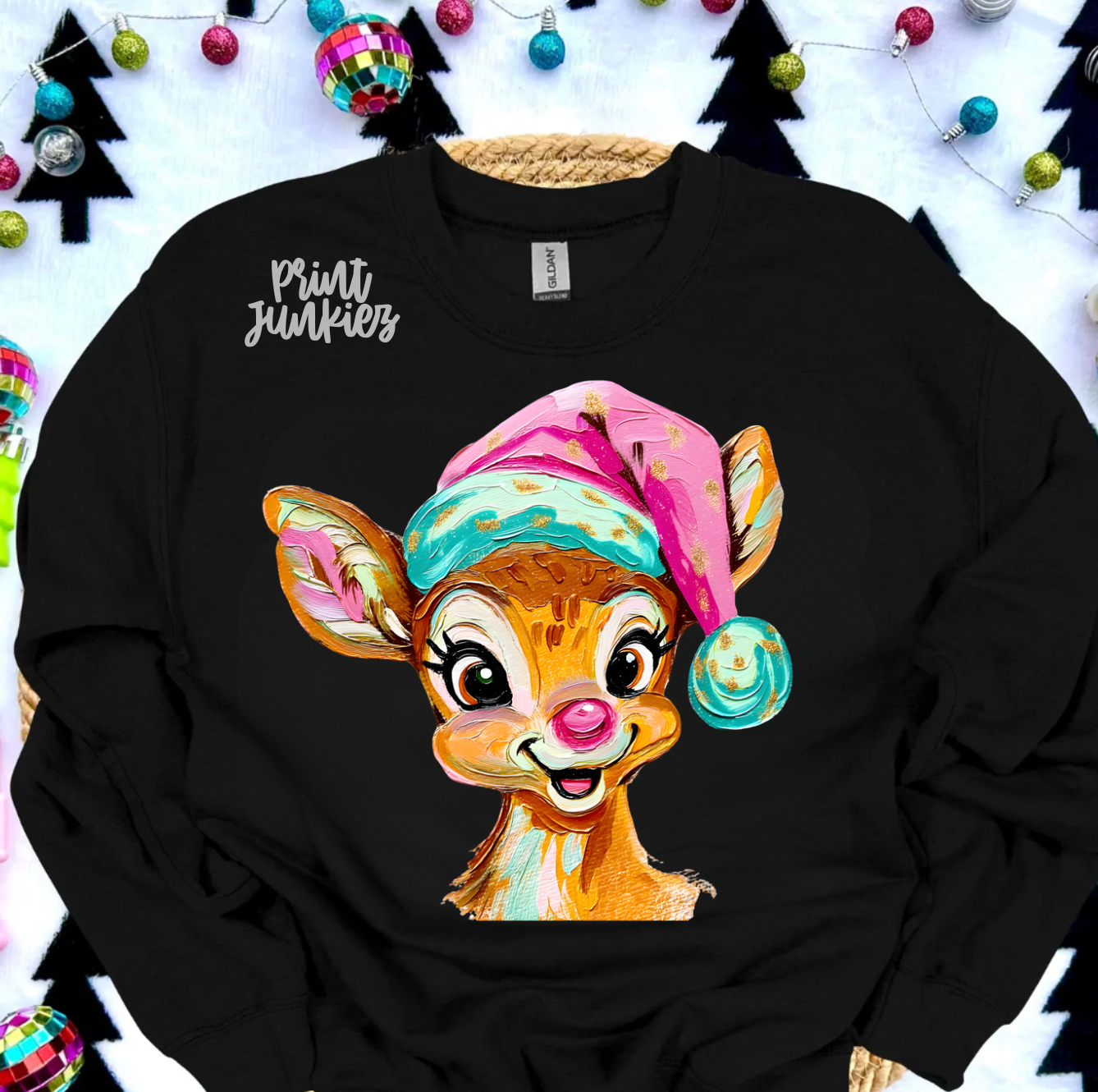 Painted Reindeer - DTF