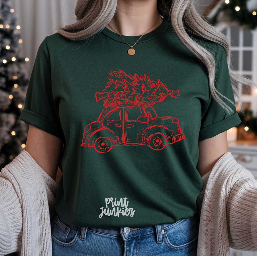 Bug with Christmas Tree - DTF