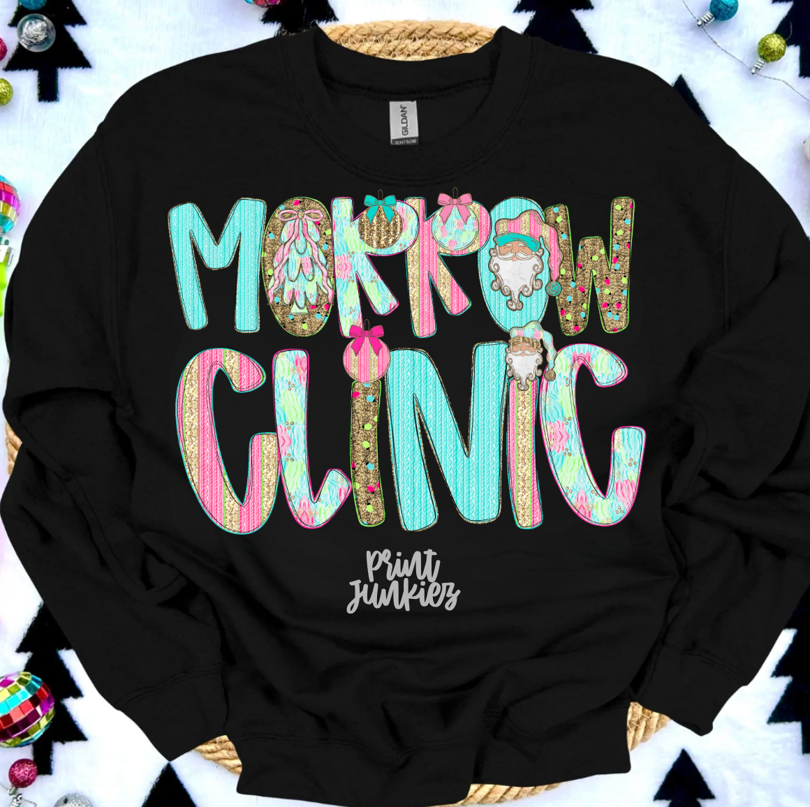 Jolly Jolly Pink & Blue Alpha - CUSTOM - DTF