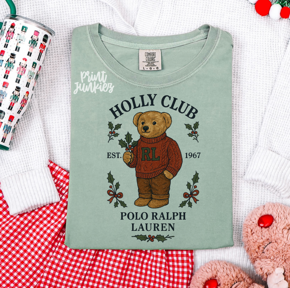 Holly Club Bear - DTF