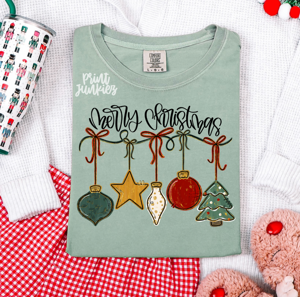 Merry Christmas Ornaments - DTF