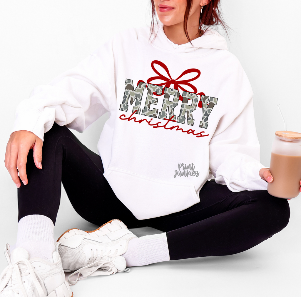 Merry Christmas Camo - DTF