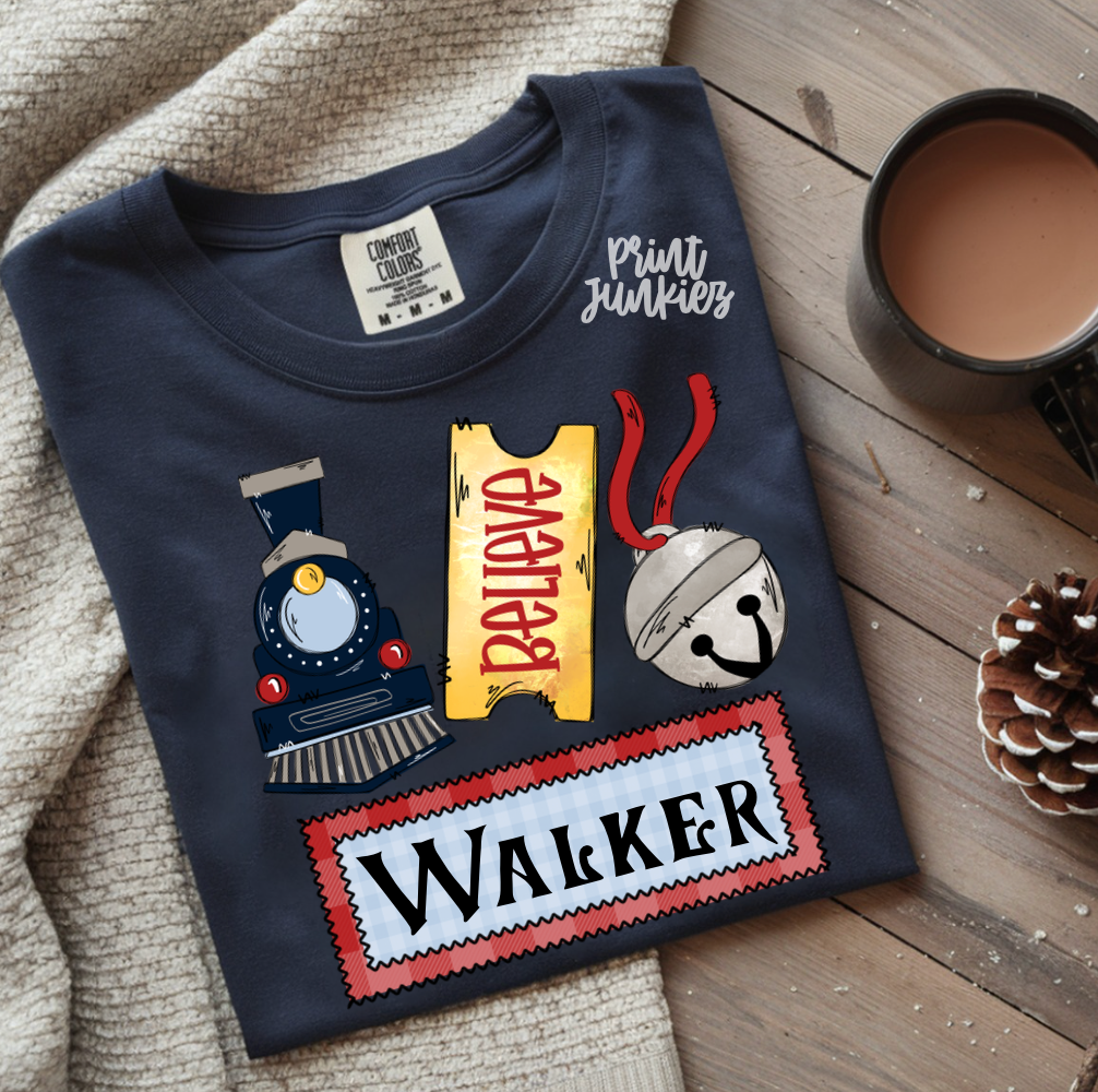 Train Name Tag - DTF